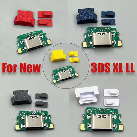 1 Set Type-C Charging Port Socket For New 3DS XL LL USB C Charge Tail Plug Interface Connector DIY T