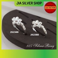 Ready Stock | 925 纯银 小花女款戒指 | Original 925 Silver Flower Ring For Women (252388) | Cincin Bunga Perempuan Perak 925