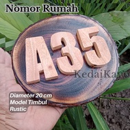 Custom Wooden House Numbers