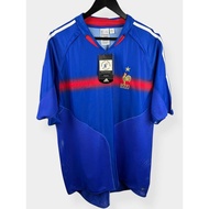 High-quality 2004 France retro home jersey, Zidane #10