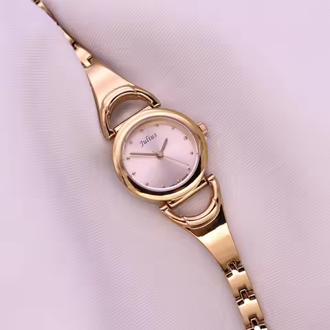 Retro Julius Women's Watch Japan Quartz Minimalist Girl's Metal Bracelet Hours Fashion Clock Gift Bo