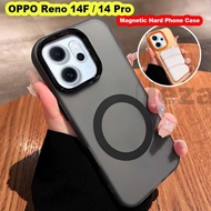 Casing Hard OPPO Reno 14F Reno14F Reno 14 Pro Reno14Pro 5G Casing Magnetic Shockproof Back Cover