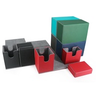 Card Deck Box Premium Card Box with Flip Dice Tray  Card Deck Case Storage Box for Sports Playing Ga