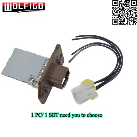 New HVAC Front Blower Motor Resistor W/ Connector for Elantra Santa Fe Sonata Forte Optima 97128-3K0