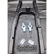 SWING ARM YAMAHA Y15 / Y15ZR FLAT BLACK SWING ARM BUSH+CHAIN ADJUSTER+ADJUSTER PLATE SET