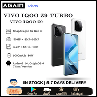 New vivo iQOO Z9 Turbo 5G China Rom Snapdragon 8s Gen 3 6.78''144Hz HDR 6000mAh 80W