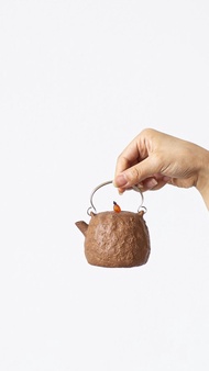 送禮紫砂壺茶壺石鼓提梁 180cc 手绘证书 原矿陈腐老段 正宗润泽