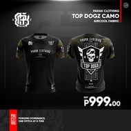 Parak Clothing Top Dogz Camo Aircool Fabric Tshirt