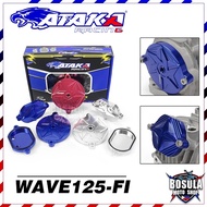 ATAKA CYLINDER HEAD COVER WAVE125 fi 4v Can Be Used With HEAD. [No Screws Included] Blue/Red/Silver