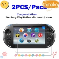 TAMAKO Screen Protector, Anti-Fingerprint Durable Tempered Glass, Anti-Scratch HD Protection Film for PSV 1000/PSV 2000/PS Vita