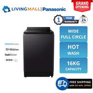 [FREE DELIVERY] PANASONIC NA-FD16V1 (16KG) INVERTER &amp; HOT WASH TOP LOAD WASHER STAINMASTER+ NA-FD16V1BRT Mesin Basuh 洗衣机