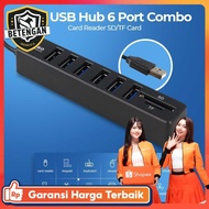 Card Reader 8in1 USB 2.0 USB Hub USB 2.0 MicroSD SD TF Card - CB220602
