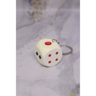 GANTUNGAN Dice keychain with lights