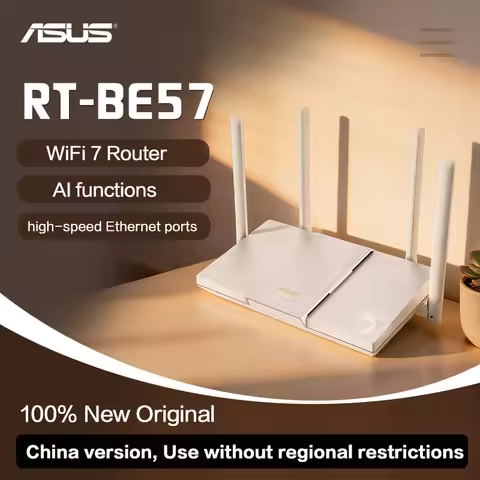 ASUS RT-BE57 TUF Gaming Router WiFi7 2.5G Port Gaming Wireless Acceleration AiMesh Compatible BE3600