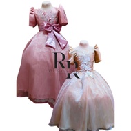 Filipiniana dress for Kids/Actual Photo /Organza (Buwan ng Wika/UNITED NATION)