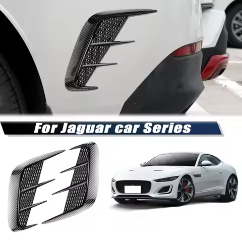 Carbon Fiber Car Fender Trim Car Sticker Shark Gills Simulation Side Intake Body Sticker Accessories