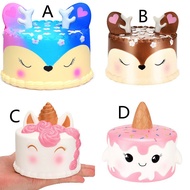 Kawaii Jumbo Cartoon Unicorn Cake Squishy Slow Rising Cream Scented Stress Toy