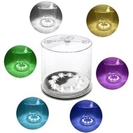 5英寸直徑充氣太陽能變色LED露營燈 5 inch Dia. Inflatable Solar Powered Color Changing LED Lantern