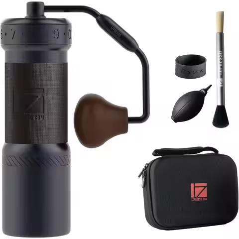 Best.1Zpresso K-Ultra Manual Coffee Grinder Iron Gray with Carrying Case, Assembly Consistency Grind
