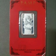 2012 Pamp 10g Dragon silver bar