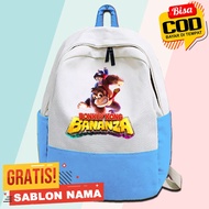 Donkey Kong Bananza Kids Backpack Donkey Kong Bananza Kids School Backpack - Free Name Printing