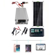 30W Solar Panel + 220W Inverter System Kit + 60A Controller Set