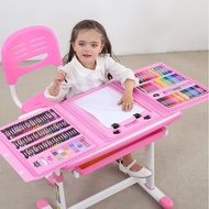 R3S Zfk Colorful Children's Coloring Tool Set 208 Pcs - Zf208 - Pink R3WS