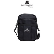 JOHN LANGFORD Men's Pouch Bag / Polyester / Black / JLP193N3