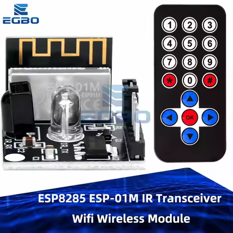 ESP8285 ESP-01M IR Transceiver Wifi Wireless Module Remote Control Switch Development Learning Board