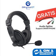 Headset Gaming Komputer Dan laptop Headset Gaming Murah Gratis Audio Spliter Headphone Gaming