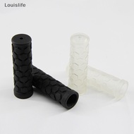 Louislife 1 pair Bike Grips Handlebar Cover Mountain Foldable Non-Slip Rubber Scooters LSE