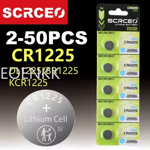 New2-50pcs CR1225 3v Lithium Battery Bulk Compatible with CR 1225 Batteries BR1225 KL1225 ECR1225 fo