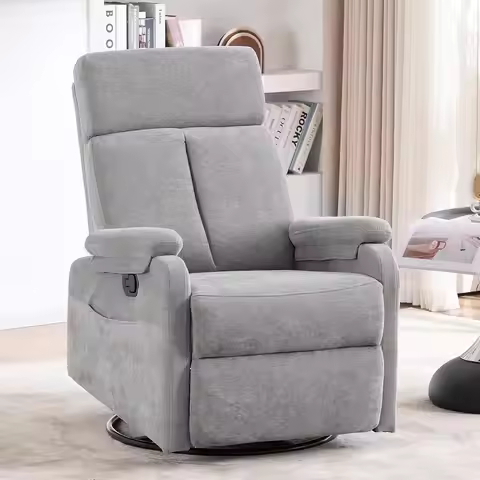 Recliner Chairs, Swivel Rocking Chair Nursery, Glider Rocker Recliner Chair for Adults, Small Nurser