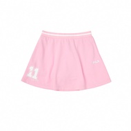 FILA KIDS 女童吸濕排汗針織短裙-粉色 5SKY-4710-PK
