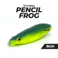 Pencil Frog 9cm/15g Soft Plastic Rubber Frog Killer Haruan Toman Snakehead Umpan Katak Pancing Fishi