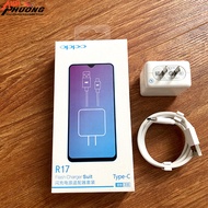 Bộ sạc Siêu Nhanh OPPO VOOC R15 và R17 Chân MicroUSb Và Typec Dùng cho máy Oppo Xiaomi...