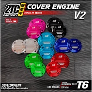 MESIN 2tc ninja r ninja ss ninja rr engine Cover 2tc factory ninja r/sss/rr set