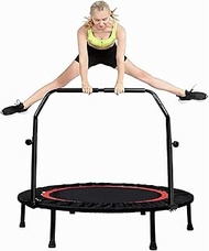 48 Inch Foldable Fitness Trampoline Rebounder Adults Trampoline Fitness Dedicated Elastic