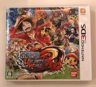 二手 日版 3DS 航海王 無限世界：赤紅 One Piece Unlimited World R 海賊王