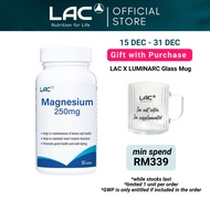 LAC Magnesium 250mg (90 Tablets) [Exp Mar 2028] 01404110