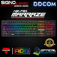 SIGNO (คีย์บอร์ด) E-Sport KB-791 MARRAZE (Blue Optical Switch) RGB GAMING KEYBOARD