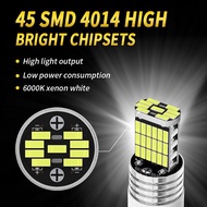 Lampu Rem LED 45 Titik Mata SMD 1157 1156 T20 Mundur Sein Sen Motor Mobil Putar Bayonet