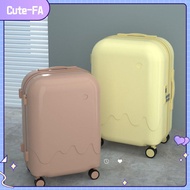 CUTE-FA ทนทานต่อการใช้งาน กระเป๋าเคสรถเข็น ล้อหมุนสปินเนอร์ 20/22/24/26นิ้ว กระเป๋าเดินทางสำหรับเดิน