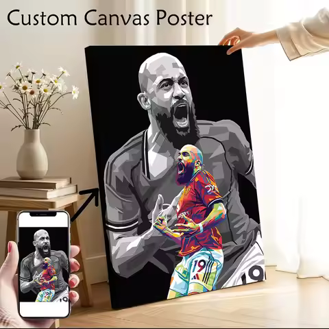 Bryan Mbeumo Poster Canvas Wall Art Custom Photo Print Modern Painting for Fans Gamer Decoration Liv