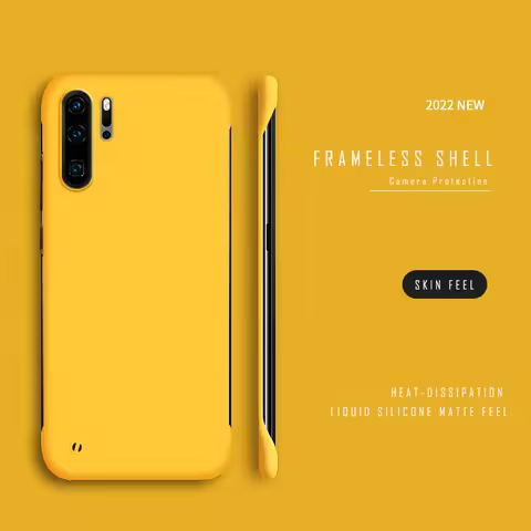 Ultra Slim PC Frameless Case For Huawei P30 Pro P20 P40 P50 P60 Lite 5G Mate 50 Pro Nova 5T 10 9 Pro