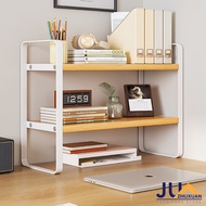 JUZHUXUAN Desktop shelf: Iron Art Desk, bookshelf, desk, small shelf, student dormitory, cosmetics, finishing rack, office