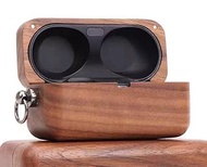 Handmade Nature Wooden Genuine Real Wood Protective Case Cover with Carabiner Compatible with Panaso
