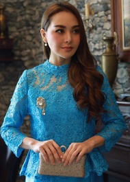 GBK ชุดลูกไม้ ชุดออกงาน ไหมญี่ปุ่น มี 2 สี รหัส 1015