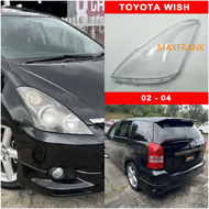 FOR Toyota WISH (05 06 07 08 09) HEADLAMP COVER HEADLIGHT COVER LENS "ฝาครอบไฟหน้า / ฝาครอบไฟหน้าตรง