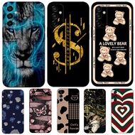 case For Samsung Galaxy M23 F23 5G Case Silicon Phone Back Cover Soft black tpu Aesthetic